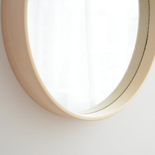 Ronde Houten badkamerspiegel