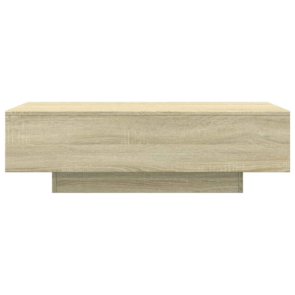 Salontafel 100X49,5X31 Cm Bewerkt Hout Kleurig