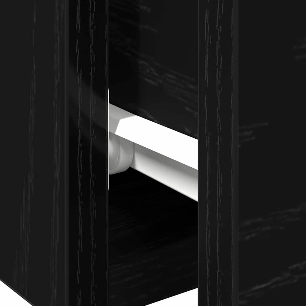 Wandkast Met Lade 102 X 30 X 20 Cm Bewerkt Hout